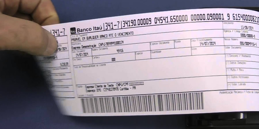 Boleto bancário mensalidade escola