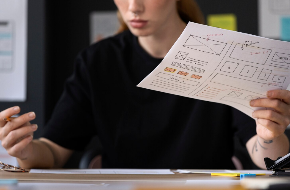 Estudo de caso completo em um portfólio de design profissional