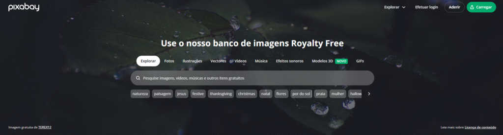 Banco de imagens Pixabay